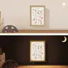 Alfabet - Boerderij - Educatief - Letters leren voor kinderen - Dieren Light Box met kabel (Wandlamp kind) klein -sfeer3_kind