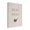 Vlees - Minimalistisch - Beige - Quote PET vilt klein -3d