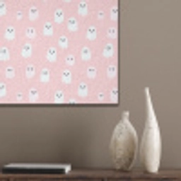 Spookjes - Patroon - Roze PET vilt klein 837 -sfeer6_closeup