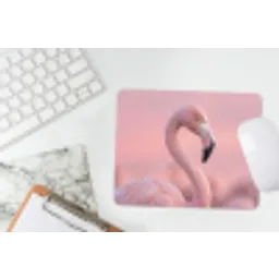Flamingo - Portret - Roze muismat rubber klein -witbureau