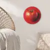 Tomaat - Rood - Hart Akoestische PET Vilt - Rond klein -sfeer4