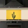 Cactus - Groen - Minimalistisch keuken achterwand spatscherm klein -sfeer1