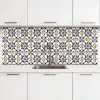 Klassiek - Patroon - Kleurrijk keuken achterwand 2 middel 871 -3d