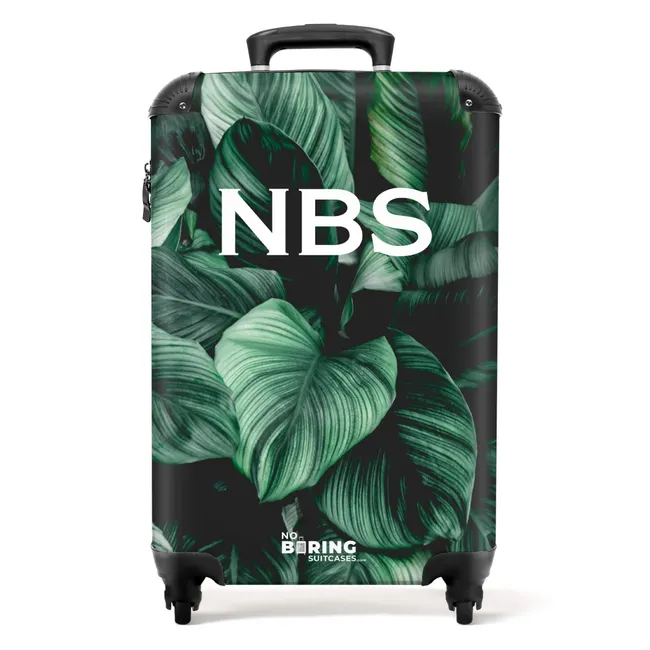 Suitcase - Jungle leaves