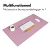 Eendjes - Vrolijk - Roze Muismat XXL klein -sfeer4