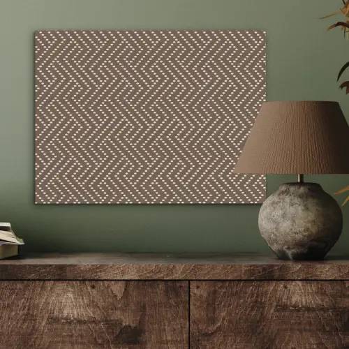 Stippen - Bruin - Beige - Patroon PET vilt klein 837 -sfeer2