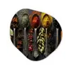 Lepels - Specerijen - Kaneel - Chili Wandcirkel Organisch Forex 3mm klein -3d