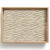 Zand - Golven - Beige Dienblad Rechthoek middel 911 -z3d_shopping