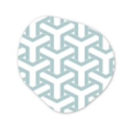 Design - Lijn - Patroon Wandcirkel Organisch Forex 3mm klein 629 -3d