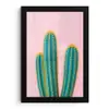 Cactussen - Modern - Pastel fotolijst zwart zonder passe partout klein -3d