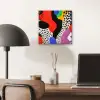 Abstract - Vormen - Kleuren - Stippen aluminium wit klein -sfeer5