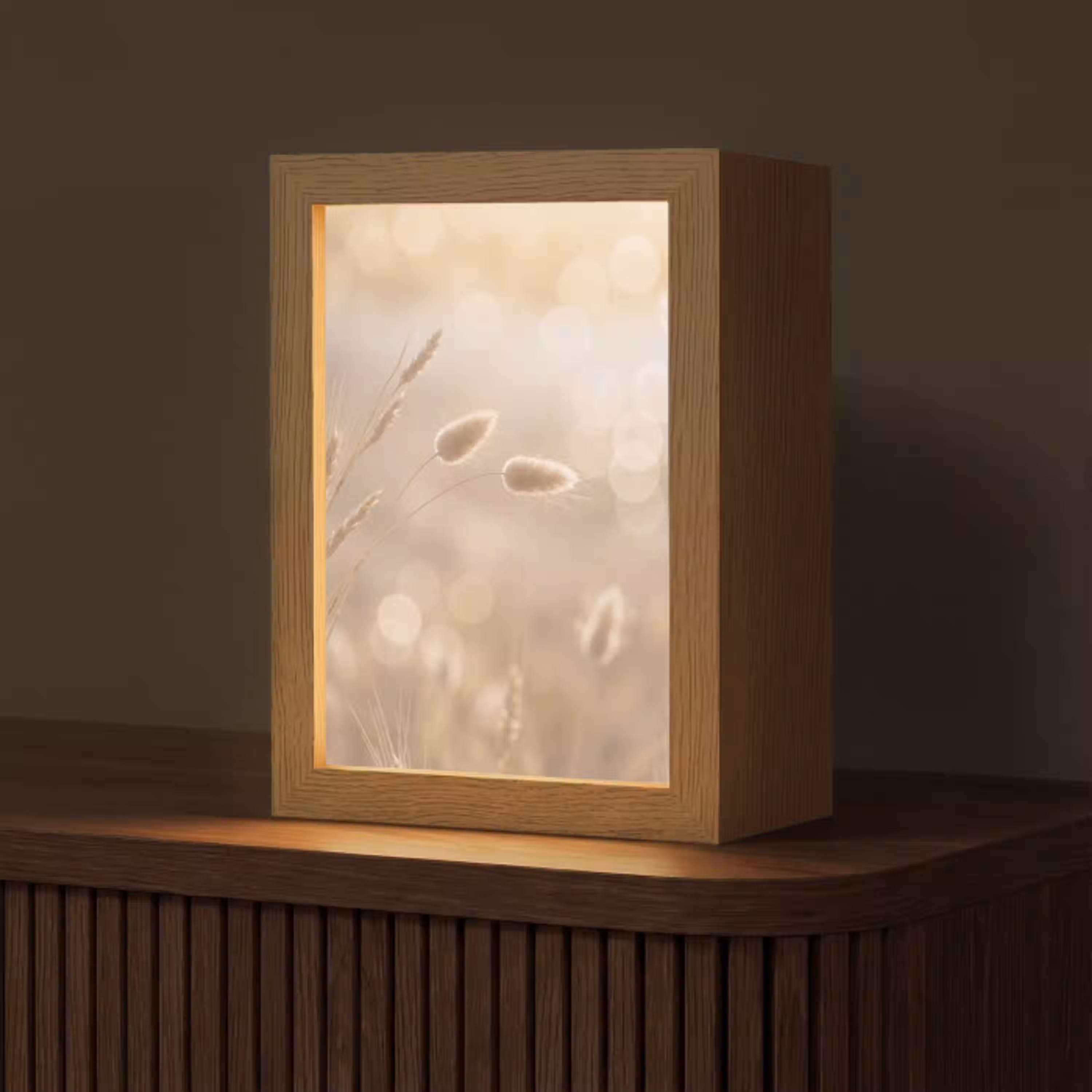 Hazestaartgras - Graanharen - Zonlicht Light Box met kabel (Tafellamp) klein -z3d_website