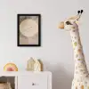 Vogel - Beige - Japandi fotolijst zwart zonder passe partout klein -usfeer4_kinderkamer