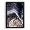 Marmer - Paars - Luxe - Marmerlook - Glitter fotolijst zwart zonder passe partout klein -3d
