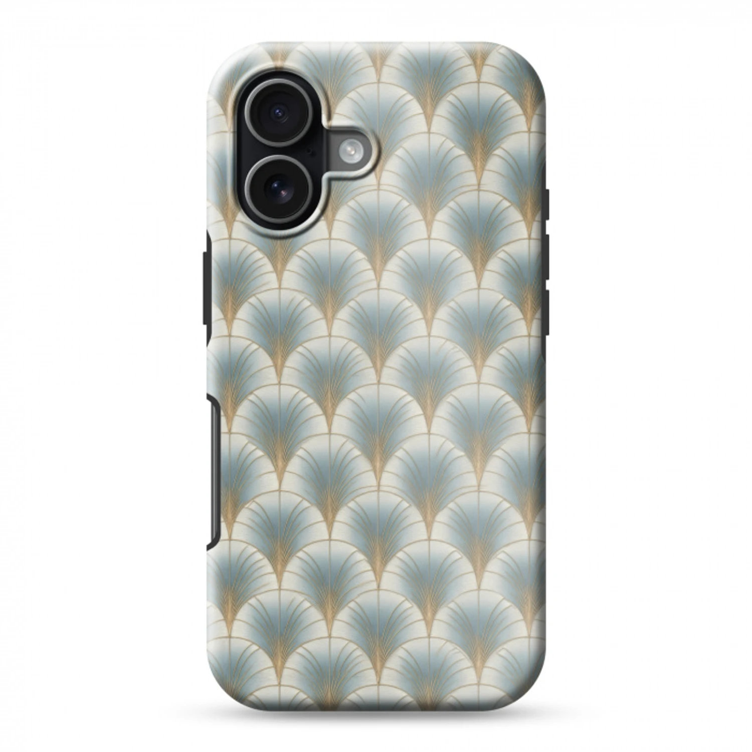 Waaier - Klassiek - Blauw Toughcase MagSafe Apple iPhone 17 klein 1017 -3d