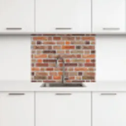 Bakstenen - Aardetinten - Muur - Rustiek keuken achterwand 2 middel 865 -3d