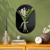 Lelietjes van dalen - Bloemen - Stilleven - Flora Wandcirkel Ovaal Forex klein -sfeer2