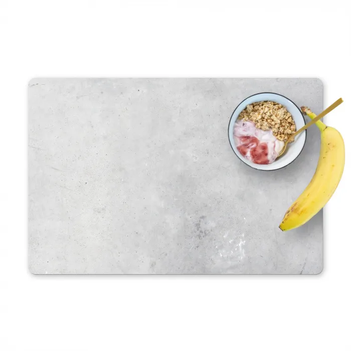 Verwering - Beton - Structuren - Vintage - Industrieel - Grijs Placemat vinyl groot -zzzproduct_Kitchenyeah-website