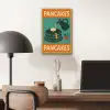 Pannenkoeken - Siroop - Illustratie - Oranje aluminium wit klein -sfeer5