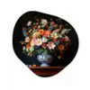Boeket - Roze - Bloemen - Vaas Wandcirkel Organisch Forex 3mm klein -3d