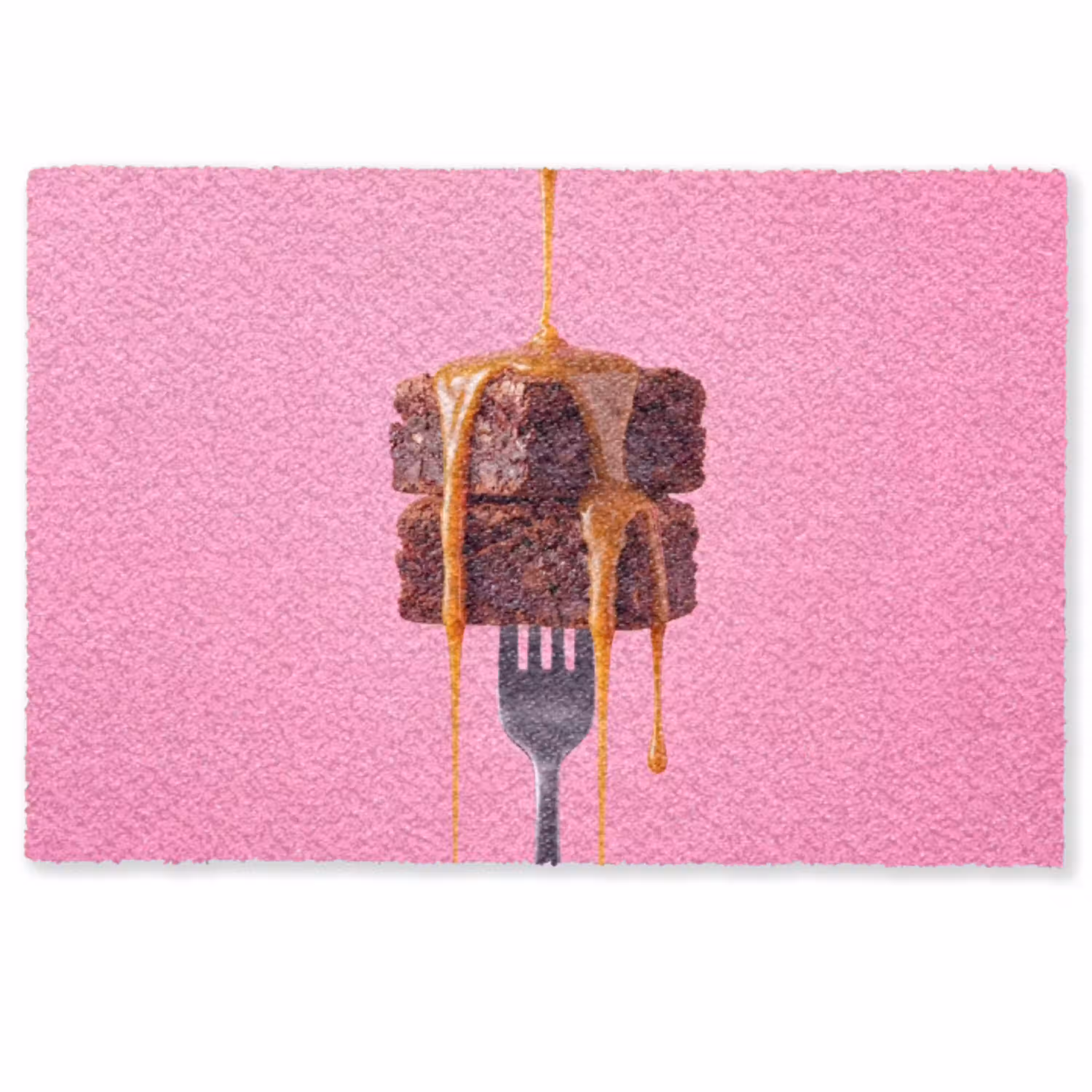 Brownie - Karamel - Eten Deurmat klein -zkaufland3d