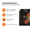 Stilleven met bloemen en een horloge - Schilderij van Abraham Mignon Inductie beschermer vinyl 3mm klein -zzzzzzz-td-ups