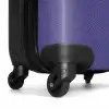 Lederen look paars NBS - Handbagage koffer - Volwassenen Unisex middel -wiel