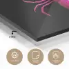 Kreeft - Felroze - Stippen - Opvallend plexiglas 5mm klein -sfeer2