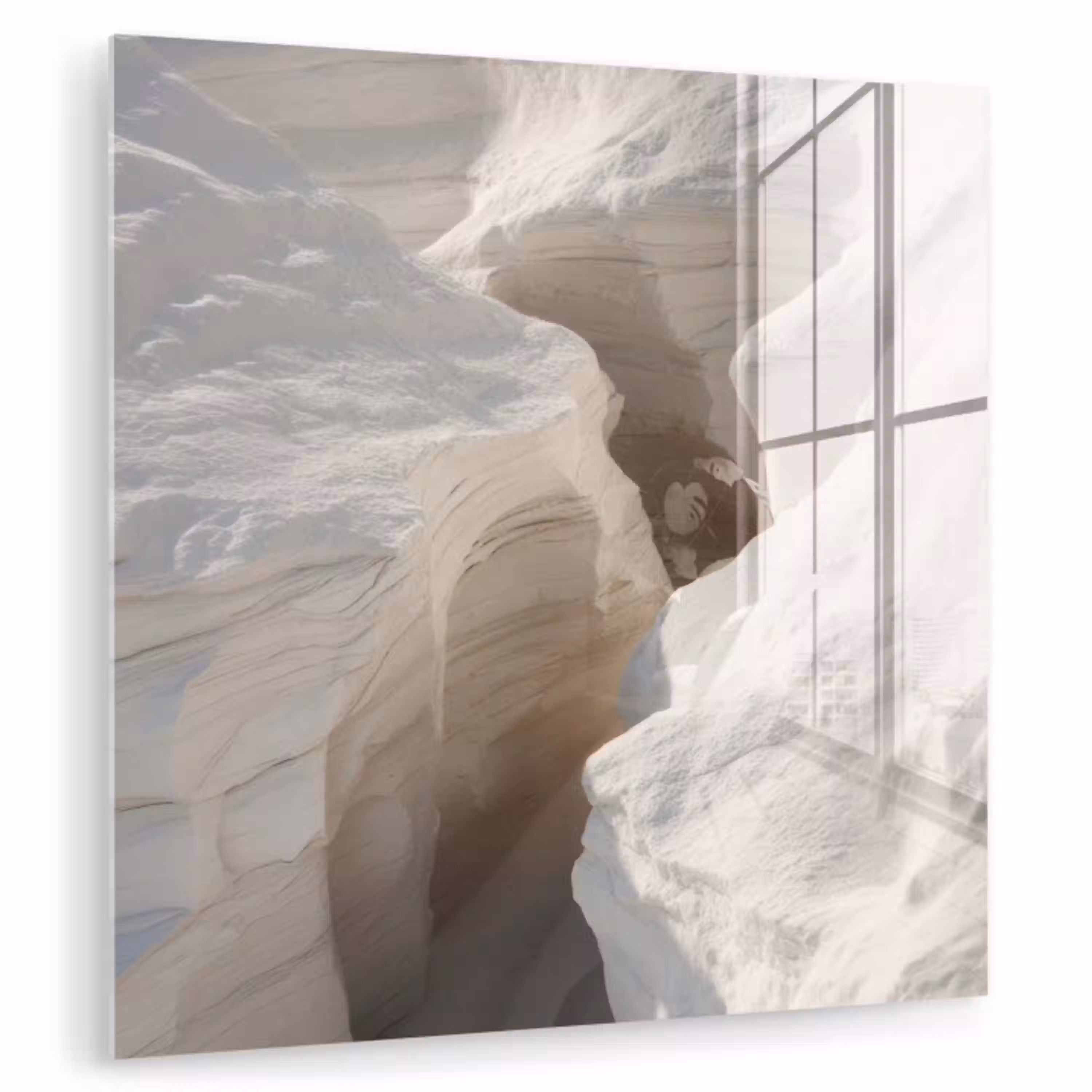 Kloof - Wit - Sneeuw plexiglas 5mm klein -zzzproduct_nieuw
