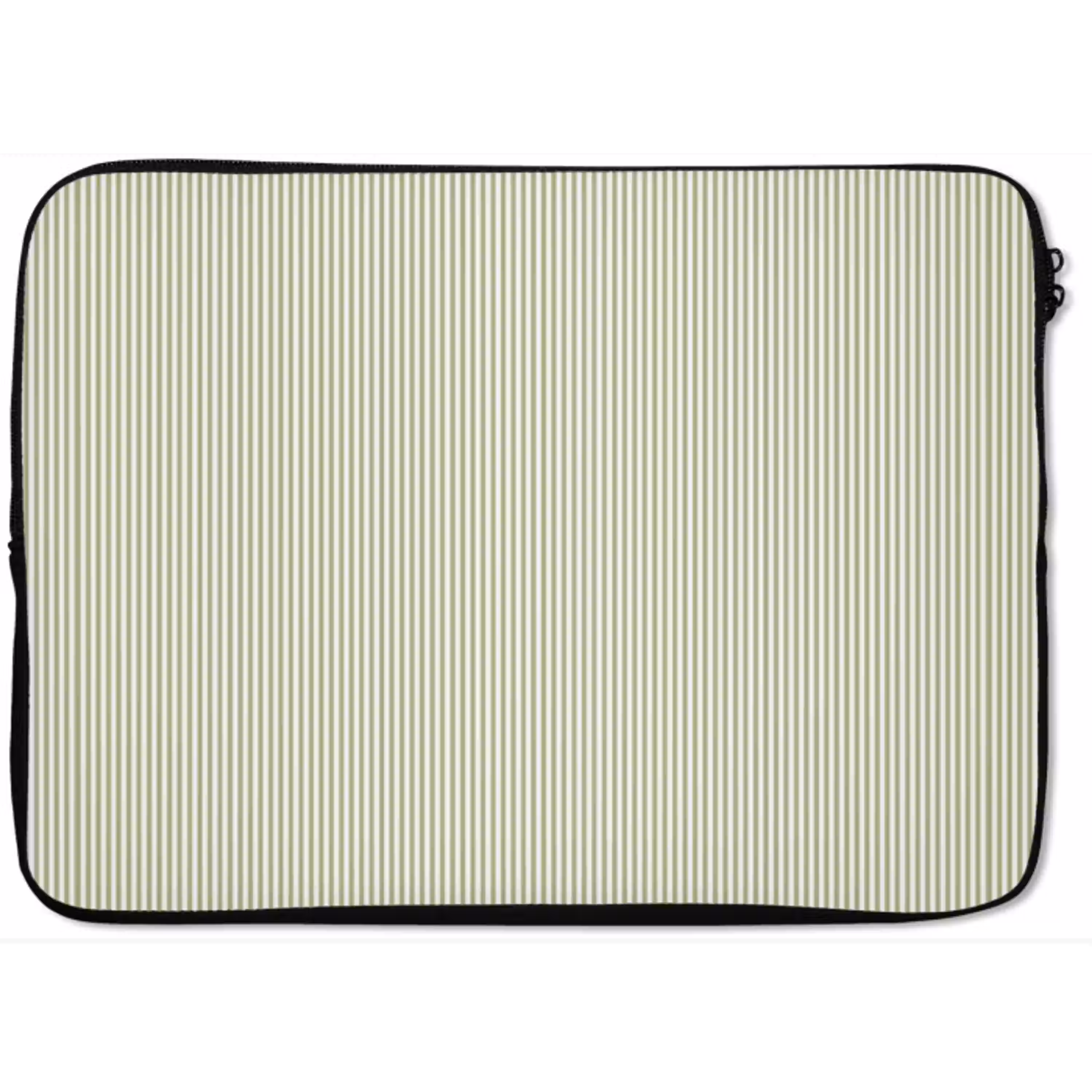 Saliegroen - Strepen - Minimalistisch - Patroon laptophoes neopreen klein 279 -zkaufland3dotto