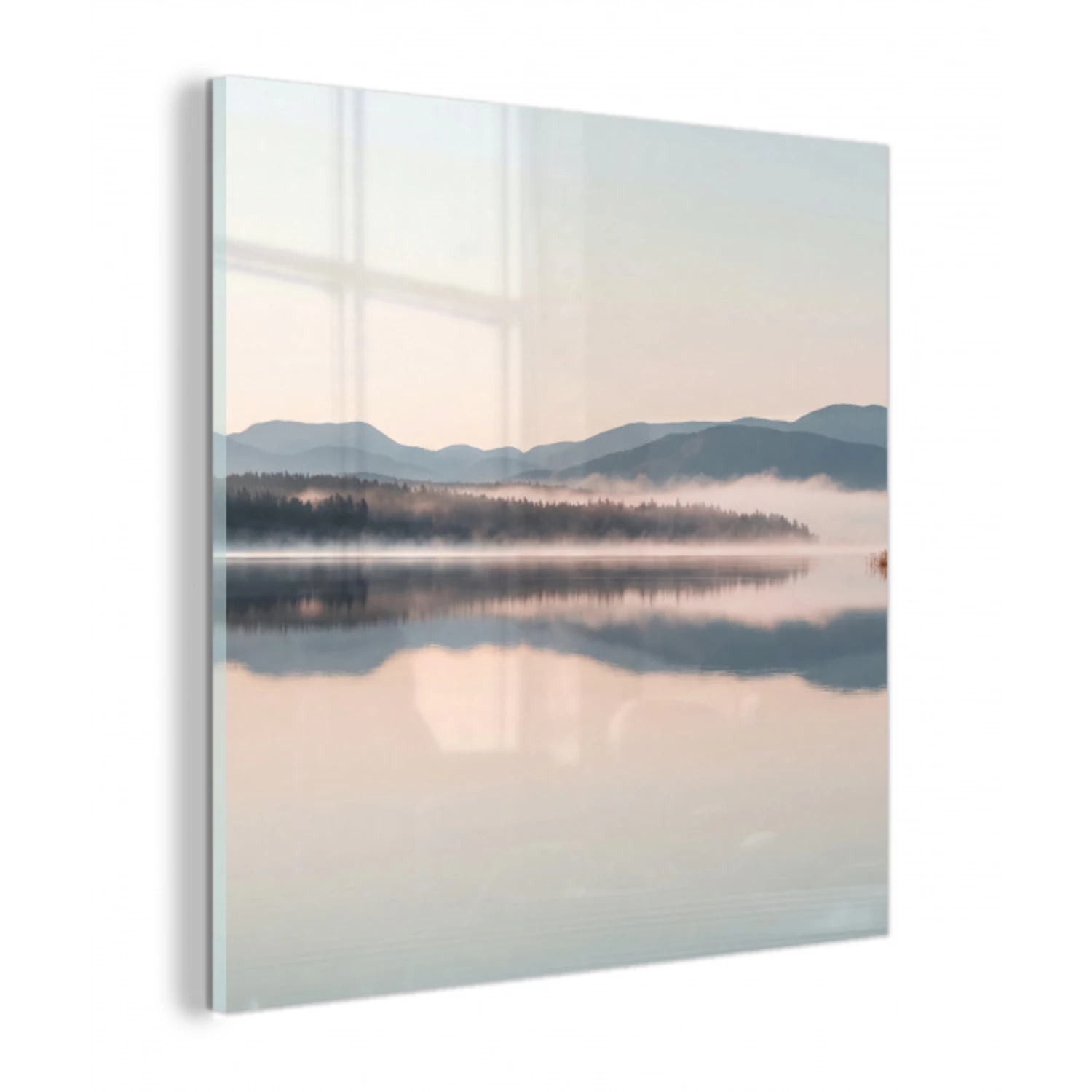 Water - Bomen - Mistlaag plexiglas 5mm klein -z3d