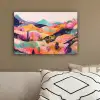 Golvende heuvels - Abstracte planten - Dromerig canvas 2cm klein -sfeer3