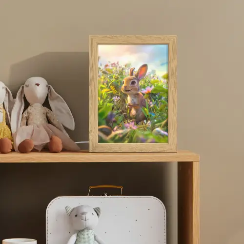 Konijn - Dieren - Natuur Light Box met kabel klein -sfeer2_kind