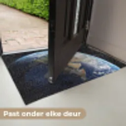 Aarde - Ruimte - Blauw - Groen Deurmat klein -USP_NL