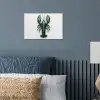 Kreeft - Glossier - Groen - Wit poster papier klein -sfeer2