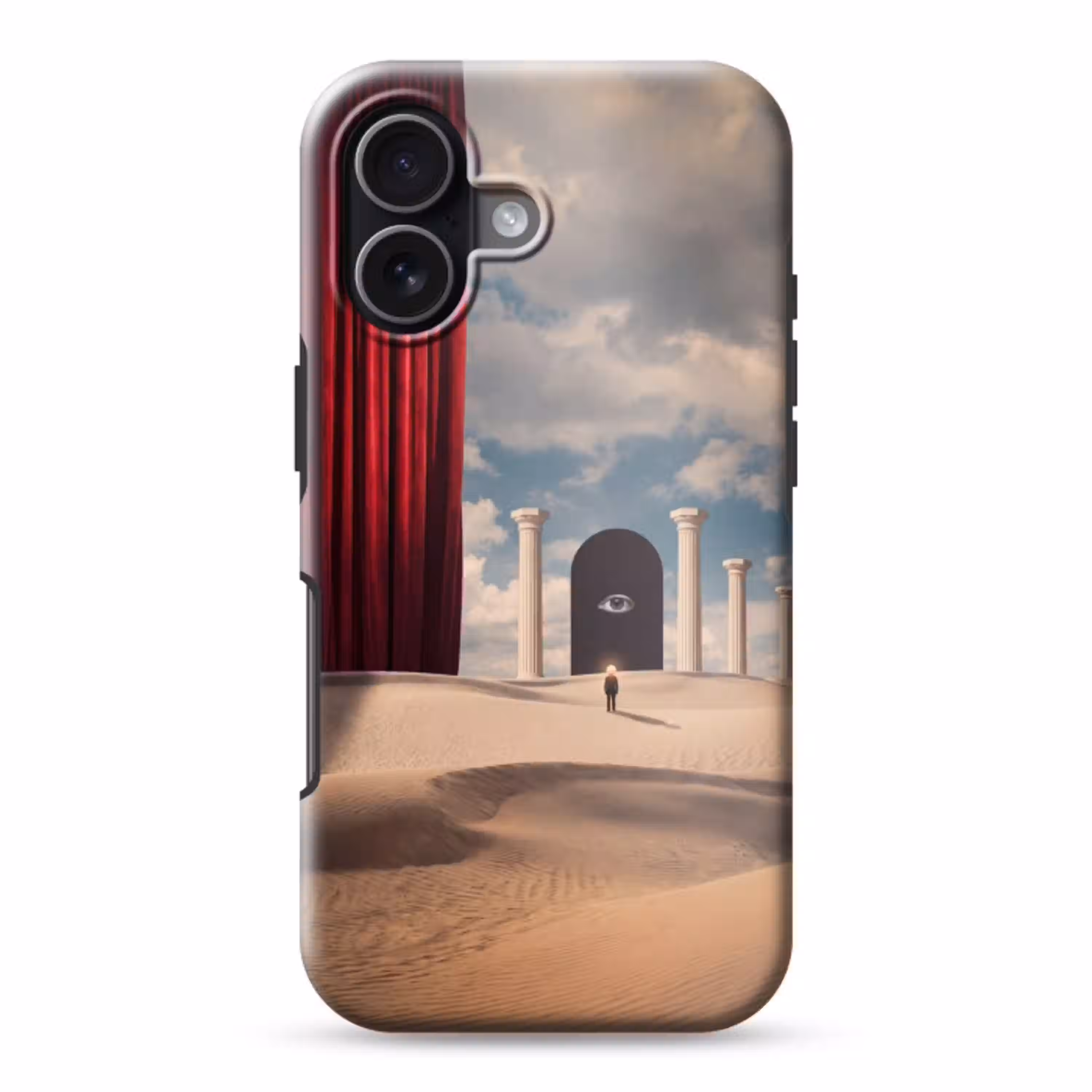 Droom - Woestijn - Oog Toughcase MagSafe Apple iPhone 17 klein -3d