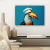 Toekan - Papegaai - Vogel - Koksmuts canvas 2cm klein -sfeer6