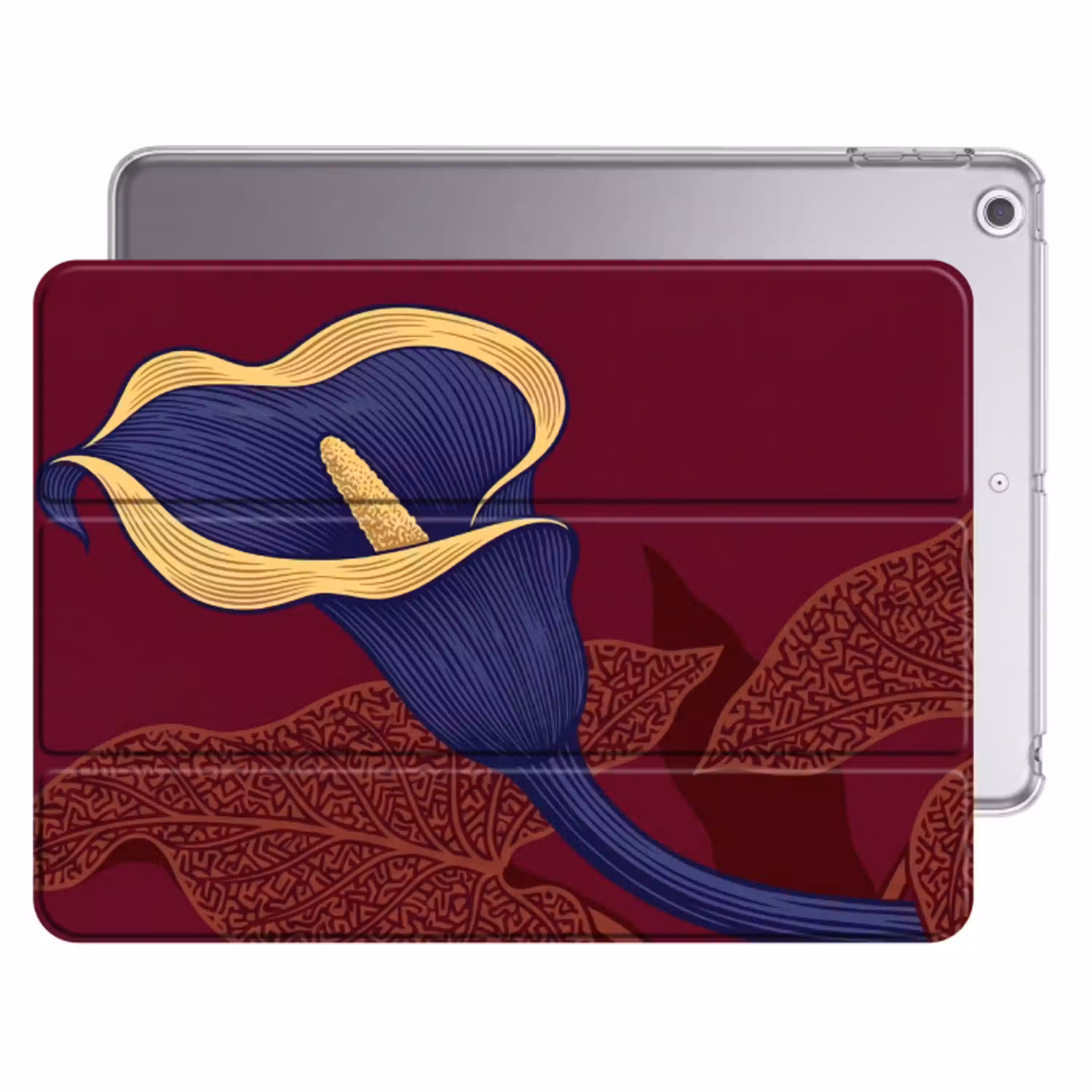 Bloemen - Modern - Paars Apple iPad 2017 middel -threedimensional_3d_global