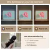 Blad - Anthurium - Stippen - Roze Light Box met batterij (Wandlamp) middel -USP_lichtkleurNL