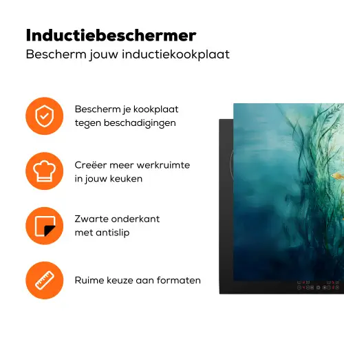 Waterplanten - Vissen - Kleurrijk - Water Inductie beschermer vinyl 3mm klein -zzzzzzz-td-ups