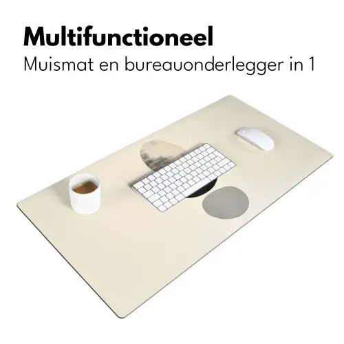 Beige - Japandi - Wabi sabi Muismat XXL klein -sfeer4