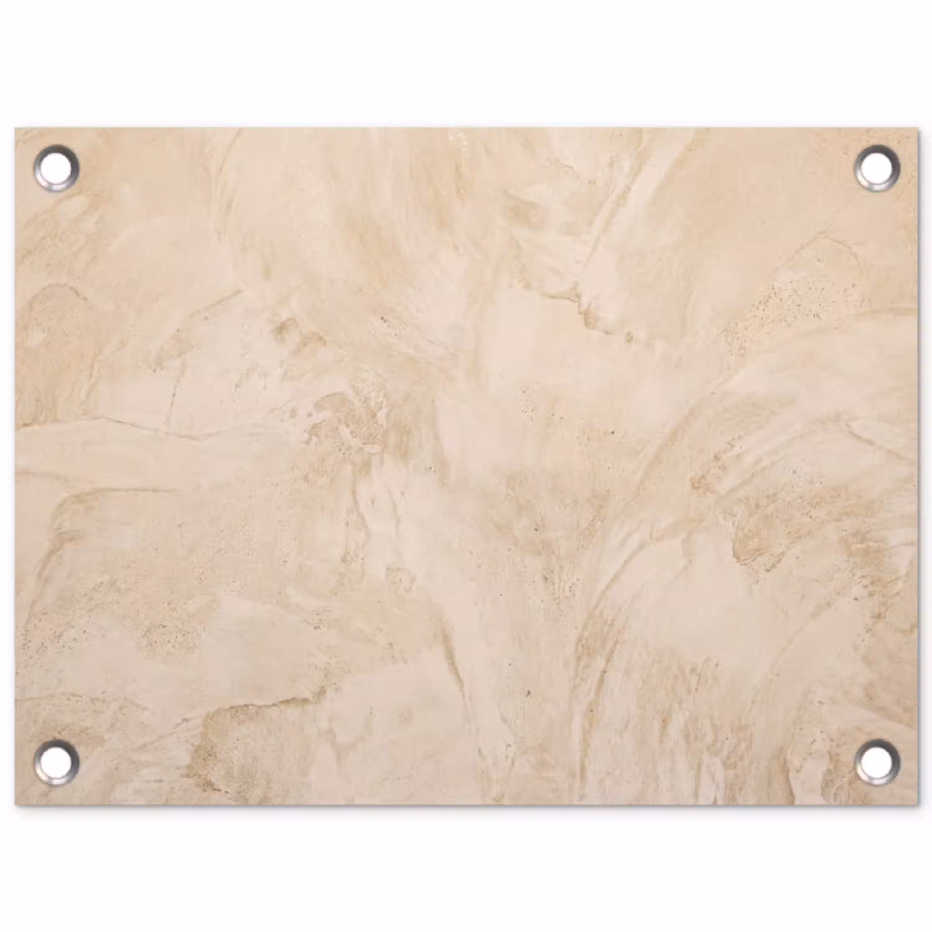 Textuur - Patroon - Abstract - Modern - Beige tuinposter los doek klein -3d