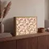 Bloesem - Koolmees - Roze Light Box met batterij (Wandlamp) middel 907 -sfeer2