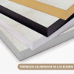 Grijs - Marmer - Aders Textielframe zwart klein 947 -USP_kleurenNL