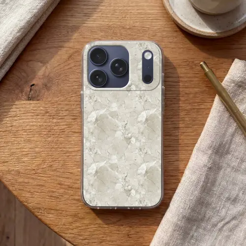 Marmer - Grijs - Aders Telefoonhoesje iPhone 17 Pro klein 878 -sfeer1