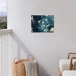 Kwallen - Zee - Wit - Golven tuinposter los doek klein -sfeer8