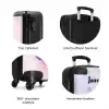 Aquarel aurora NBS - Handbagage koffer - Kinderen Unisex middel zzzzzzzbolletjes_NL