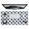 Symmetrisch - Palm - Blauw Muismat XXL klein 681 -3d
