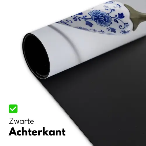 Chilipeper - Keramiek - Blauw Muismat XXL klein -sfeer2