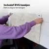 Grijs - Beton - Industrieel Inductie beschemer met haakjes klein 777 -ky-ophangen-nl